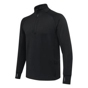 Blusa Beretta Masculina Stretch Tech Half Zip Preto