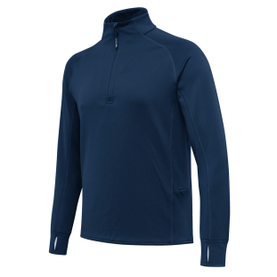 Blusa Beretta Masculina Stretch Tech Half Zip Azul