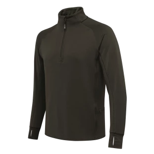 Blusa Beretta Masculina Stretch Tech Half Zip Verde