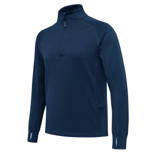 Blusa Beretta Masculina Stretch Tech Half Zip Azul